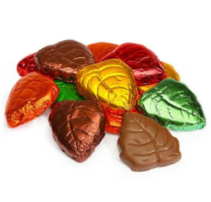 Madelaine Milk Chocolate Foiled Fall Leaves 5lb